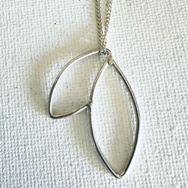 Heart or Leaf pendant SS