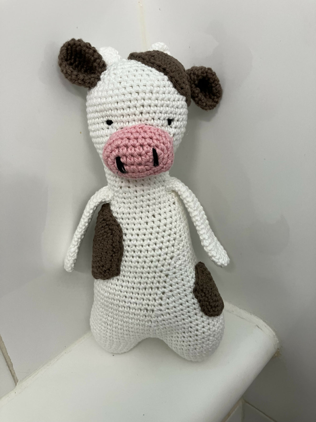 Lucy, the brown spots cow