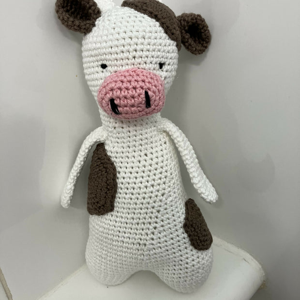 Lucy, the brown spots cow