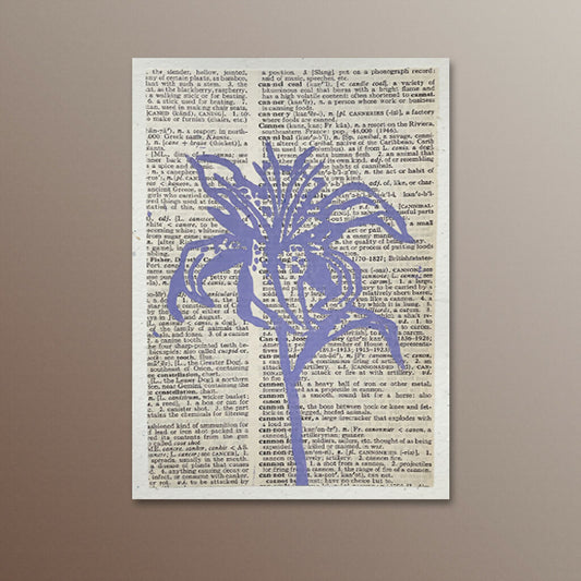 Lily Block Print Cards (Blank Inside)
