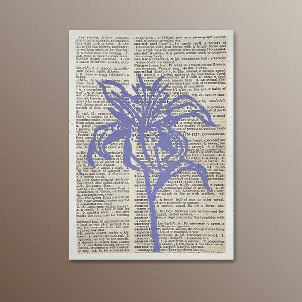Lily Block Print Cards (Blank Inside)
