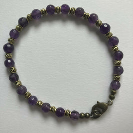 gemstone bracelet - amethyst
