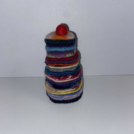 Mini Repurposed Sweater Felted Wool Tree