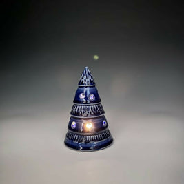 Blue Xmas Tree Luminary 3