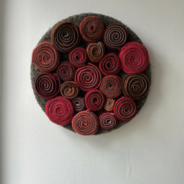 Zipper Wreath Reds