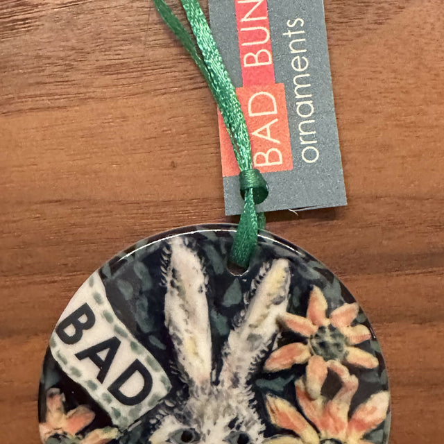 Bad Bunny with Orange Flower - Gloss finish