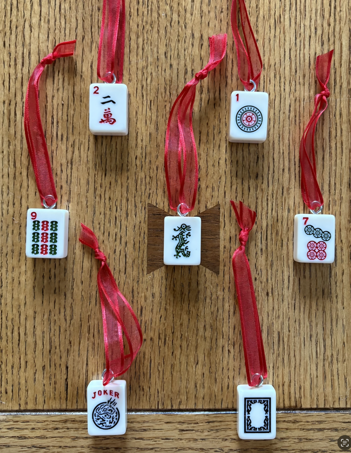 Mahjong Tile Ornaments