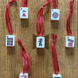 Mahjong Tile Ornaments
