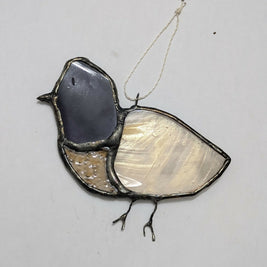 Recycled Stained Glass Pigeon