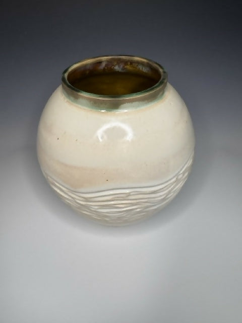 Ceramic Moon Jar Vase