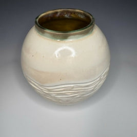 Ceramic Moon Jar Vase