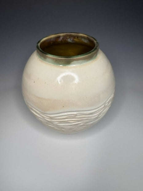 Ceramic Moon Jar Vase