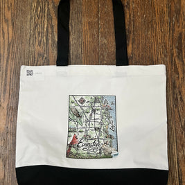 Evanston Plein Air Festival Tote with illustration by Matt LaFleur