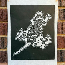 Chicago Rat Hole | Linocut Print | Wall Art