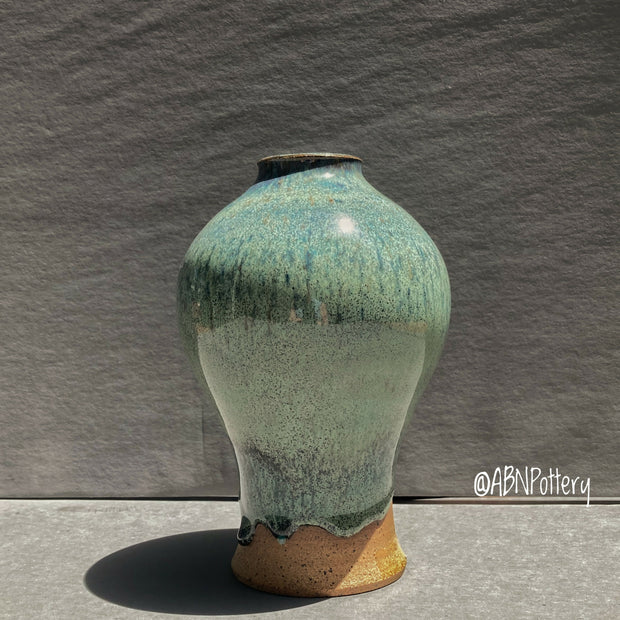 Blue Inverted Vase