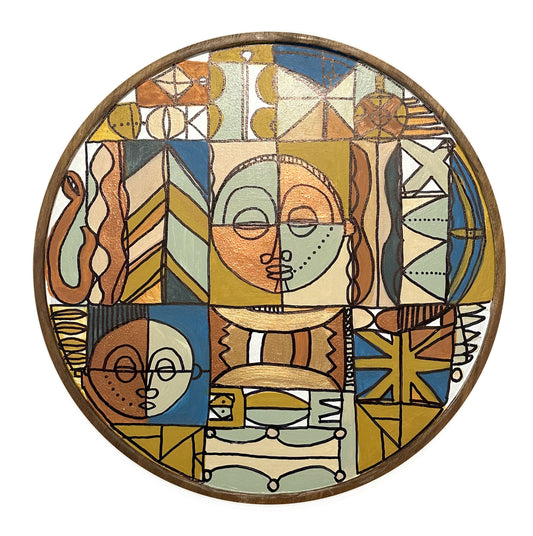 AfroModern Valet Tray -- "Seat of Power"