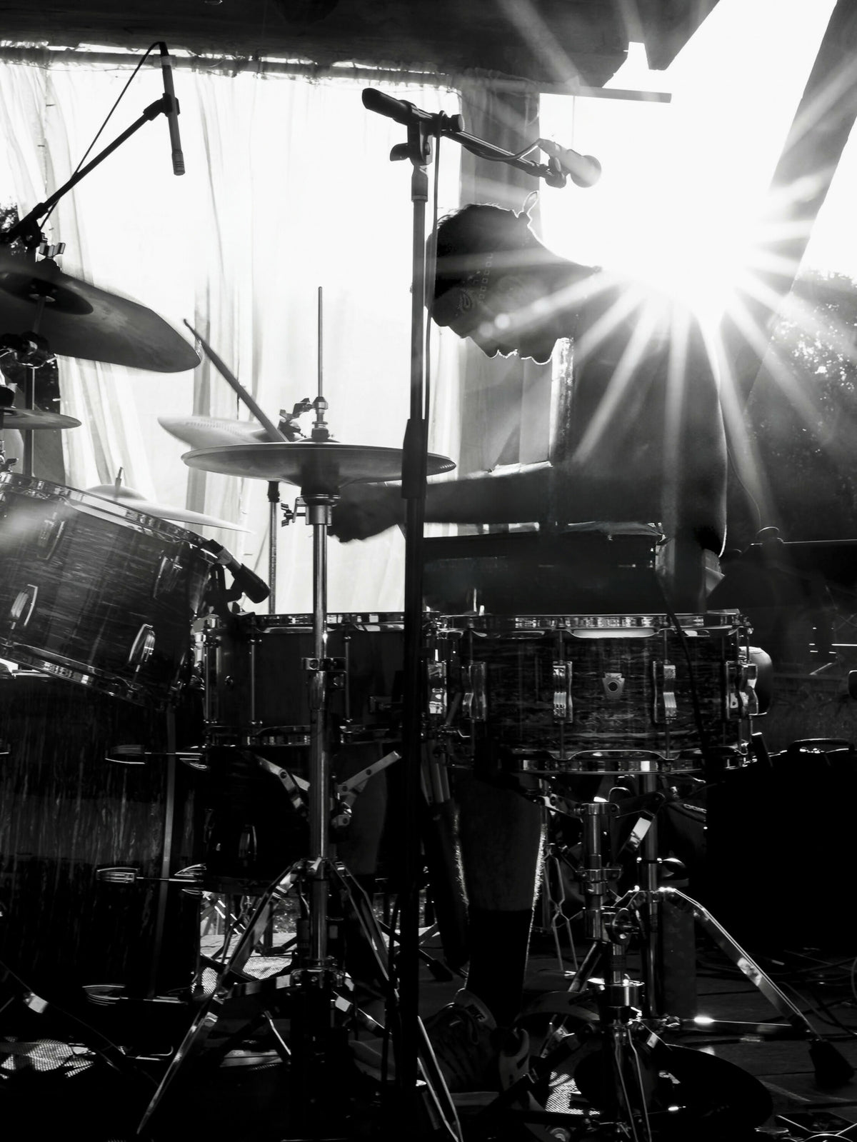 Drummer in Sunlight