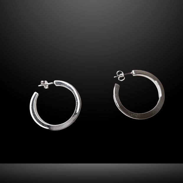 Yeyejsi Silver Hoop Earrings