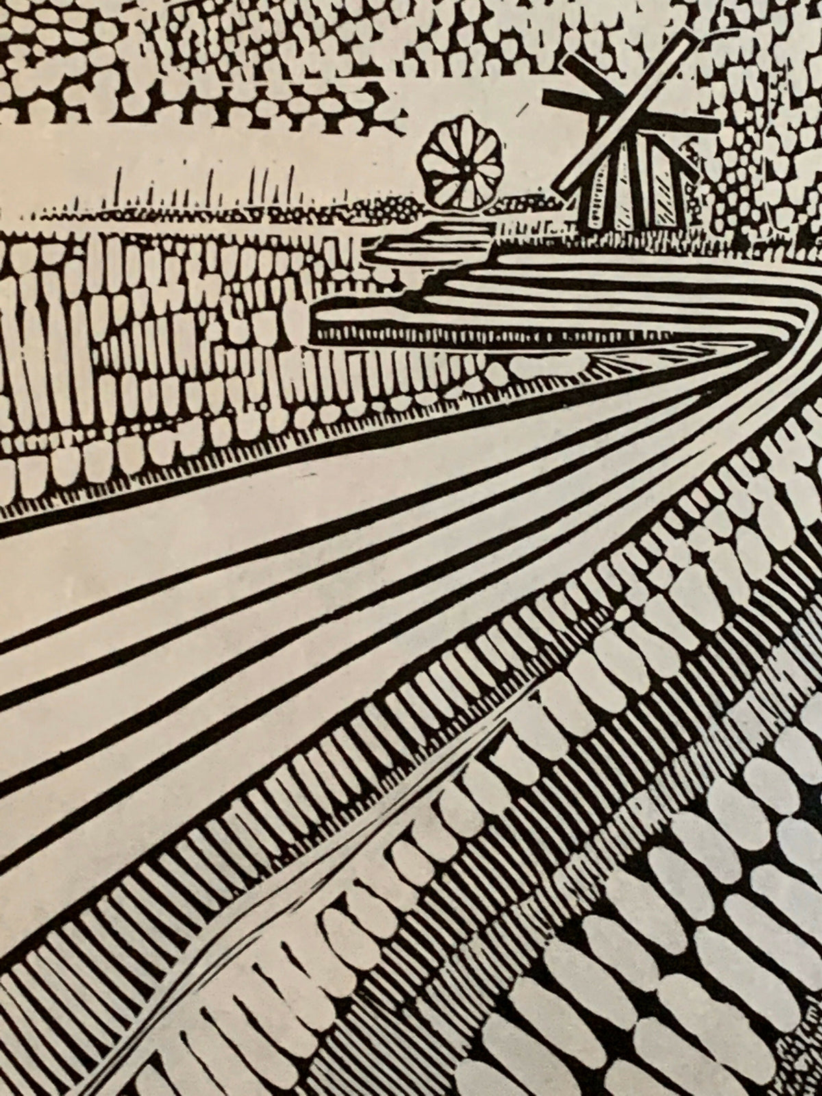 Lake Shore Drive 06 | Chicago Skyline | Linocut Print | Wall Art