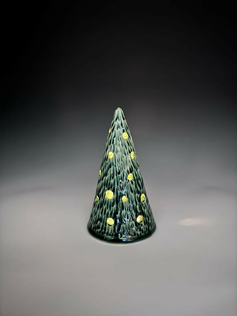 Green Xmas Tree Luminary 7