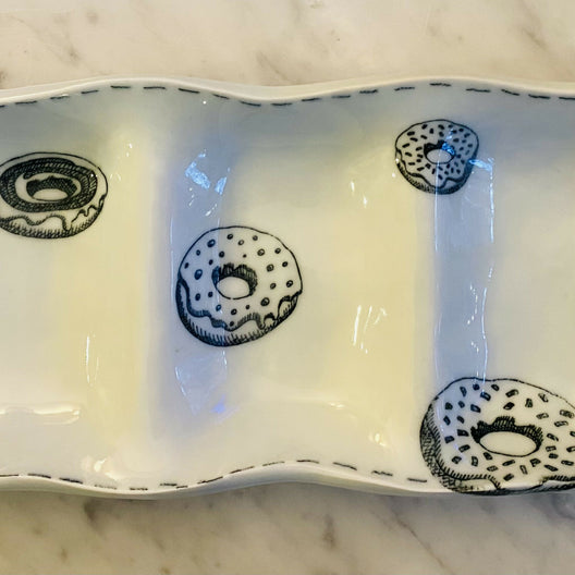 Rectangular 3 Section Dish-donuts