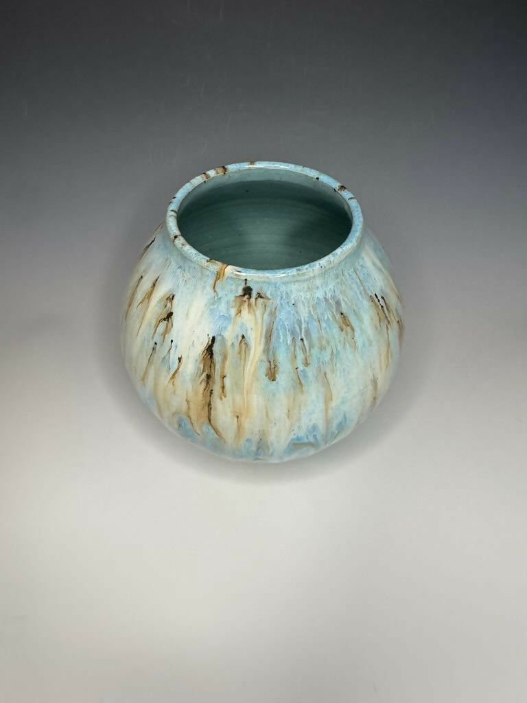 Drippy Moon Jar Vase