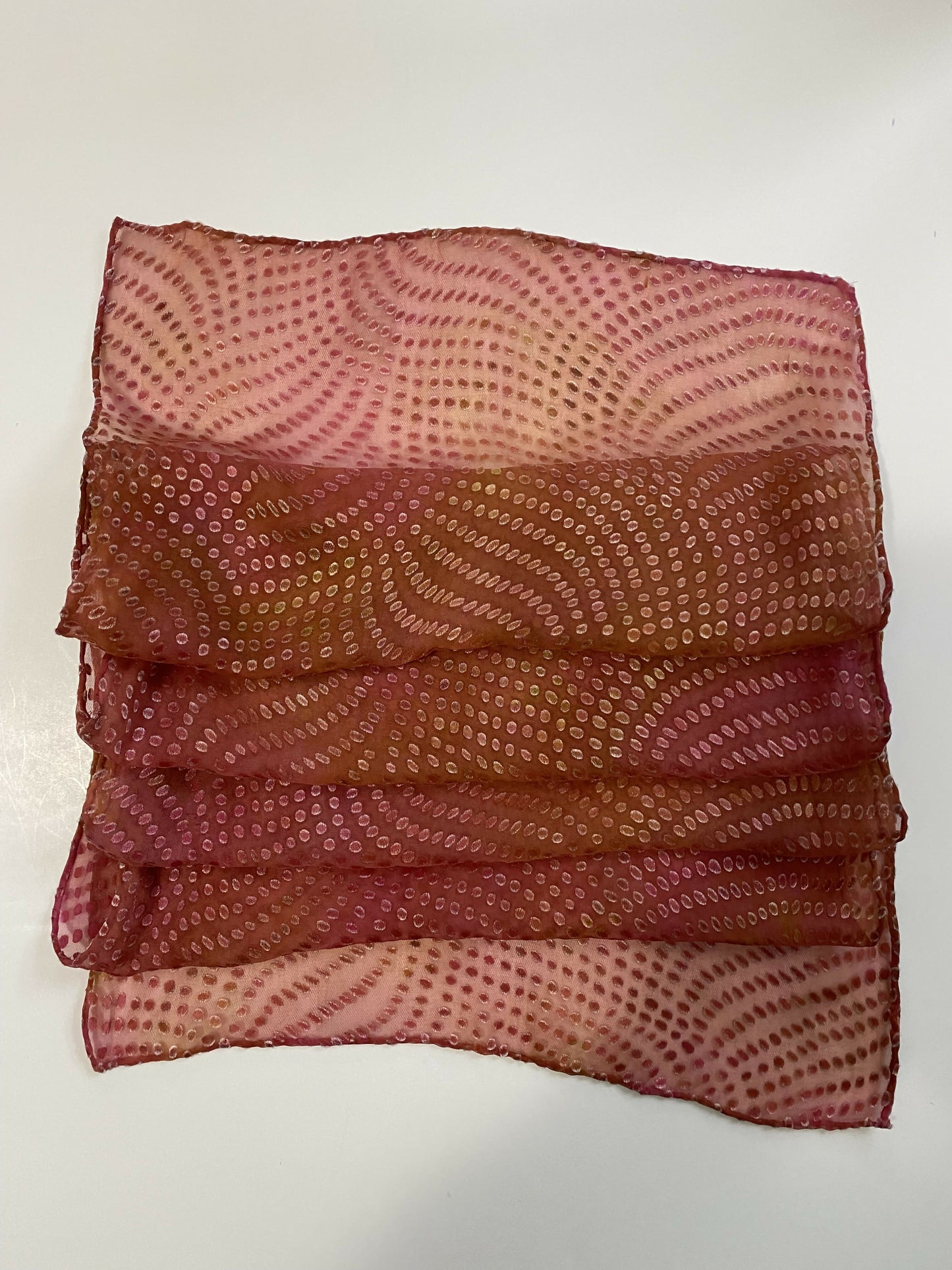 devore scarf: dot pattern assorted