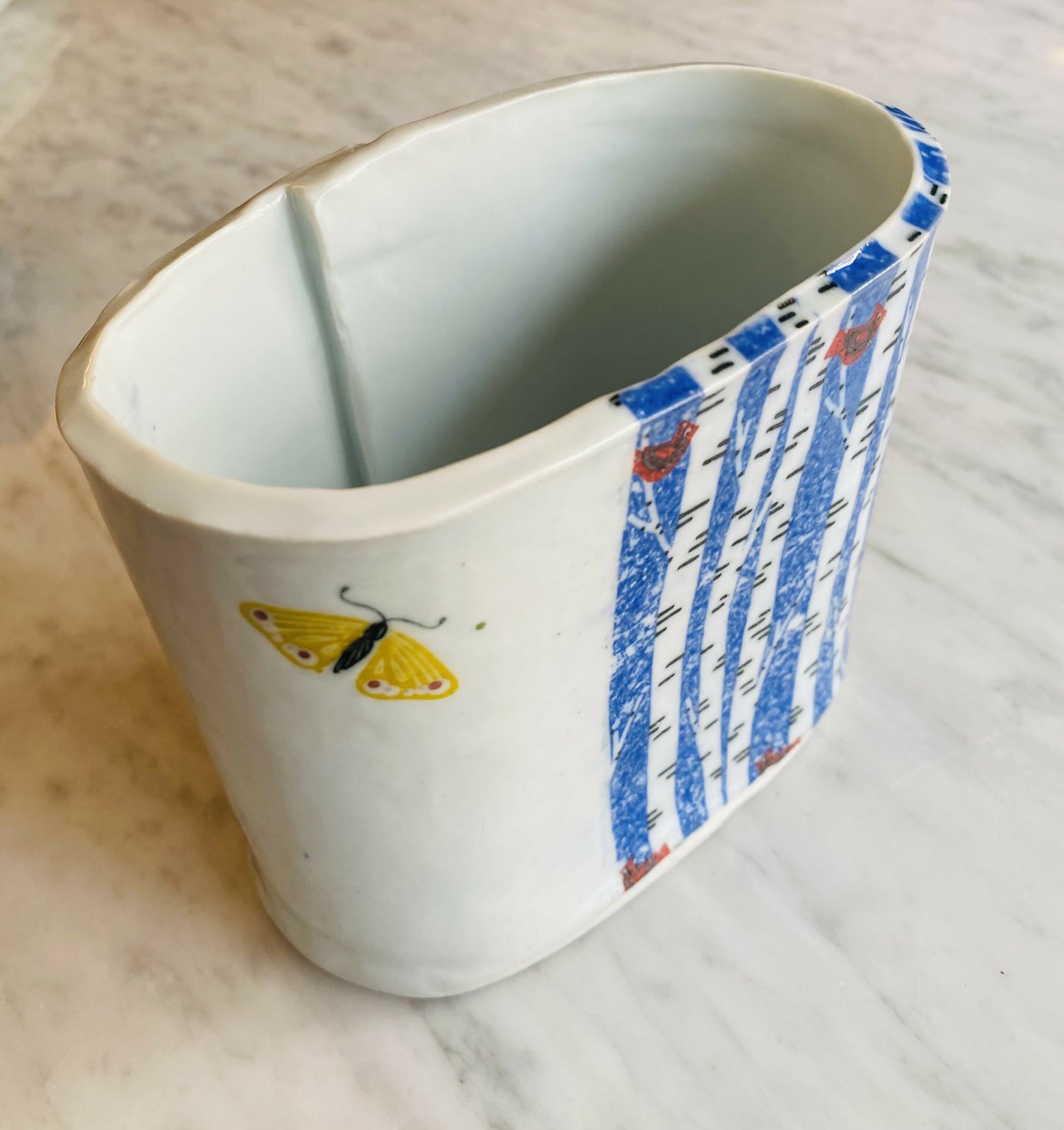 Birch tree vase