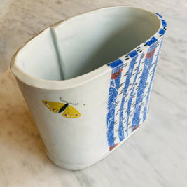 Oval Birch tree vase