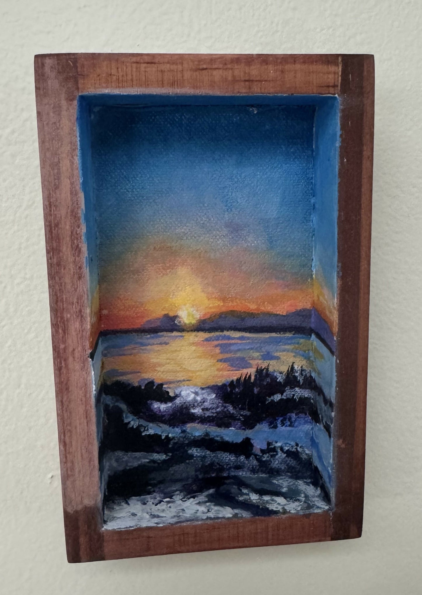 WInter Sunset Door County