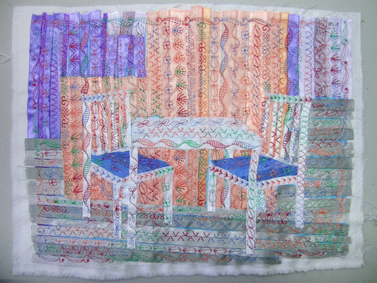 Ribbon White TableChairs
