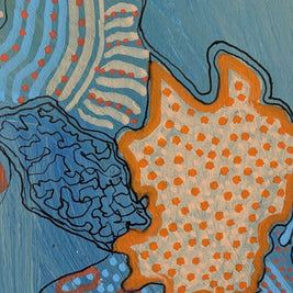 ORIGINAL PAINTING 20 one of a kind, matted as greeting card, can be framed as unique artwork for your home.