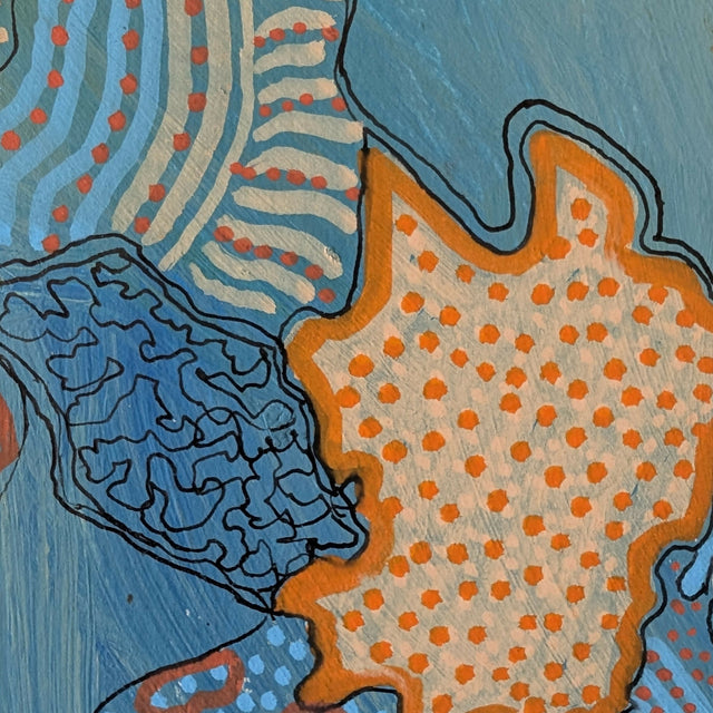 ORIGINAL PAINTING 20 one of a kind, matted as greeting card, can be framed as unique artwork for your home.