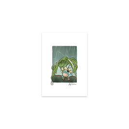 5”x7” Art Print, Rain Frog