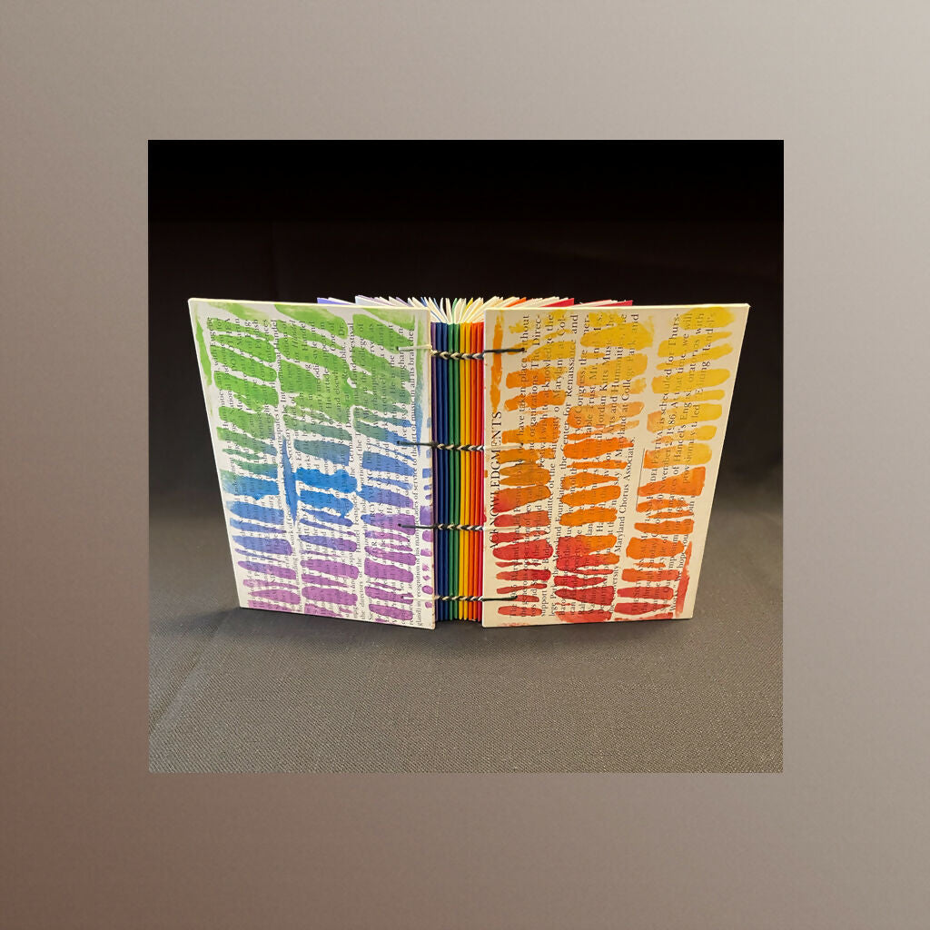 Pride Rainbow Handmade Book