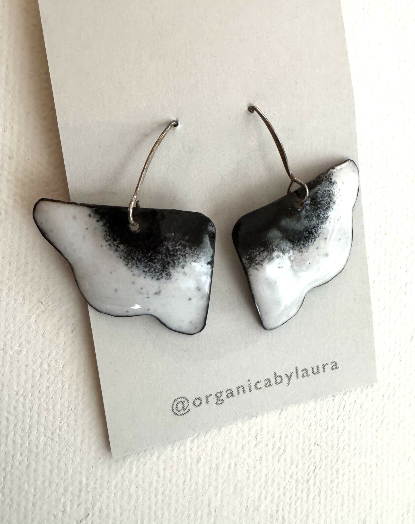 Enamel earrings