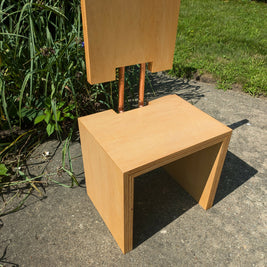 Minimalist Birch Plywood Chair (7_24) - 1