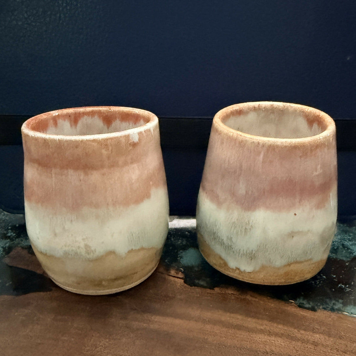 Sunset and sand wine cup 6oz