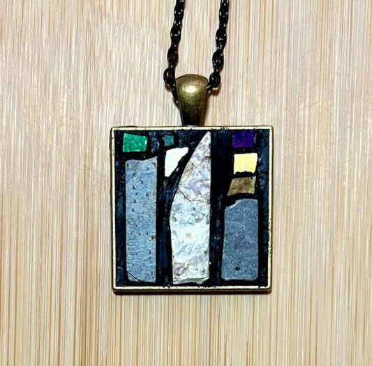 Mosaic Pedant: Three Spires