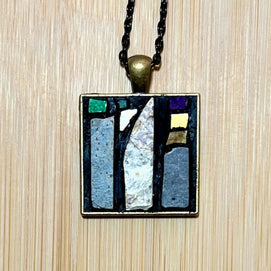 Mosaic Pedant: Three Spires