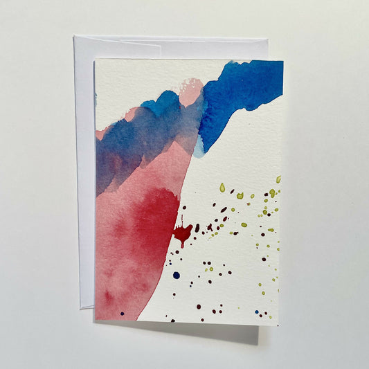 Hand-Painted Greeting Card #5