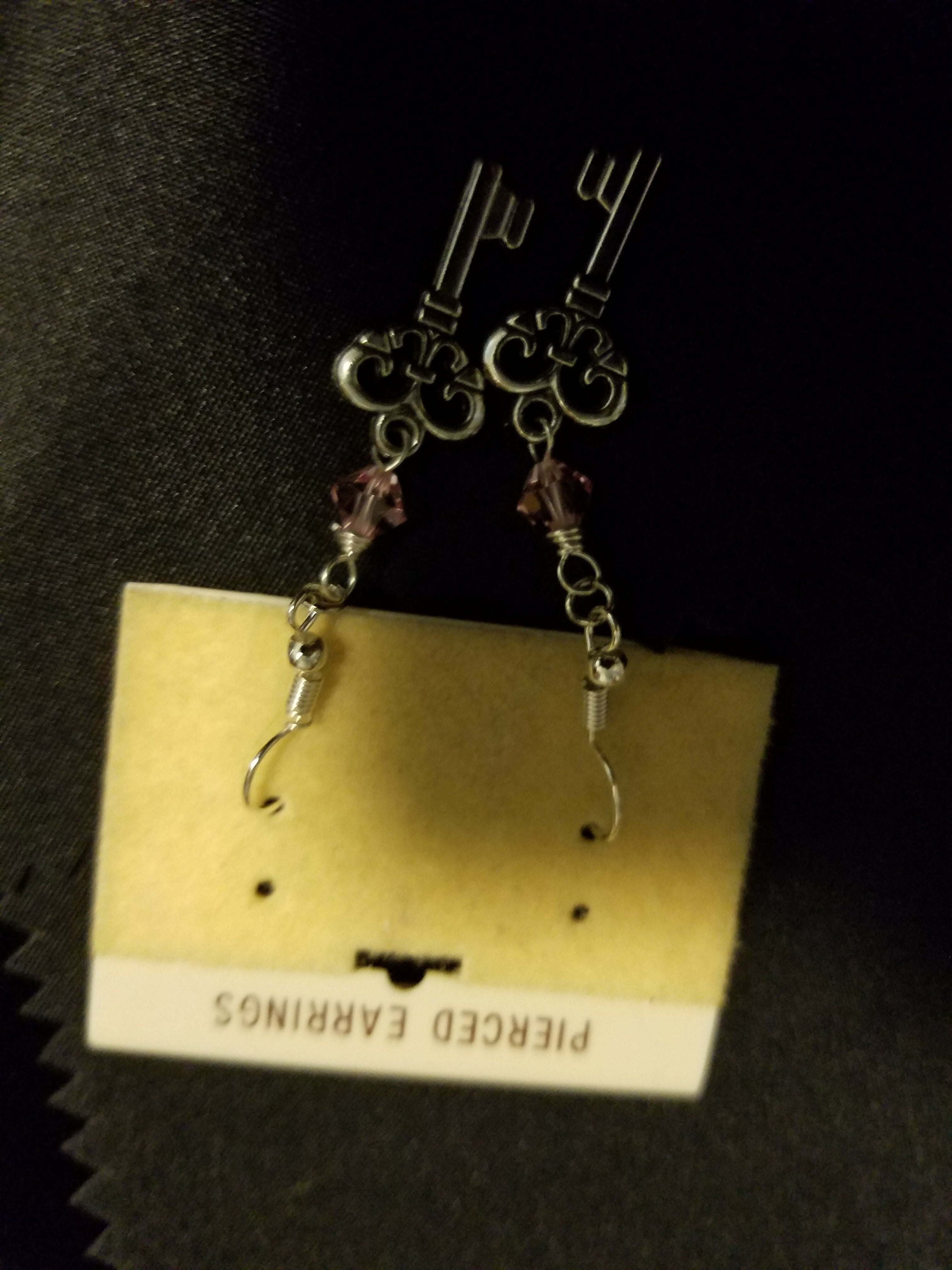 Lampwork bead EARRINGS