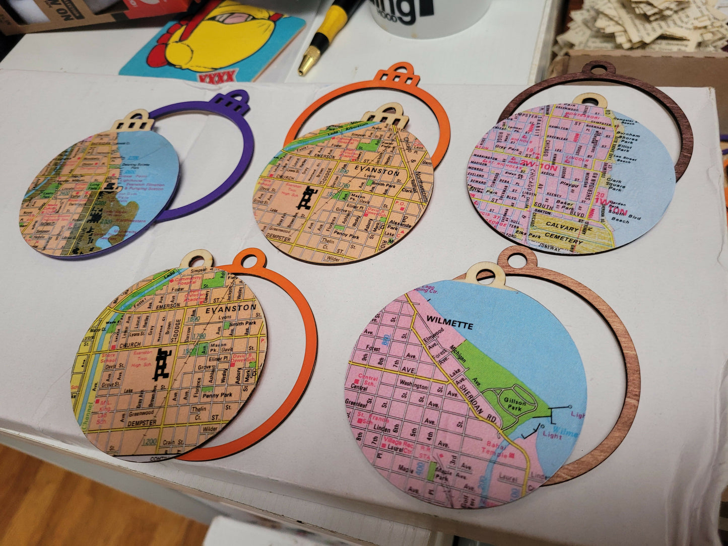 Evanston Neighborhood Christmas Ornaments