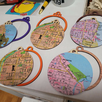 Evanston Neighborhood Christmas Ornaments