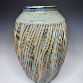Carved Tall Vase