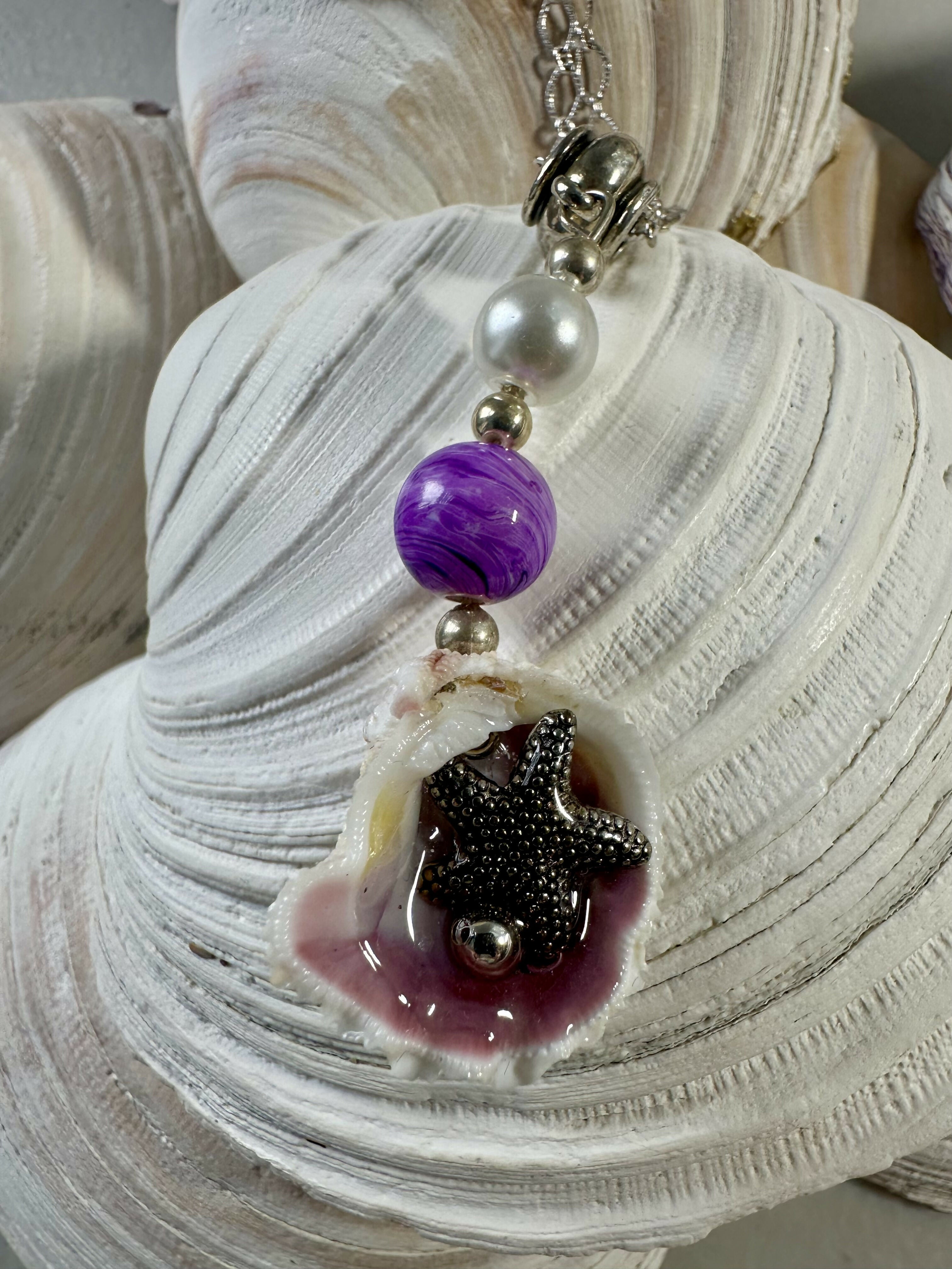 Spiny Jewelbox Shell Pendant Necklace