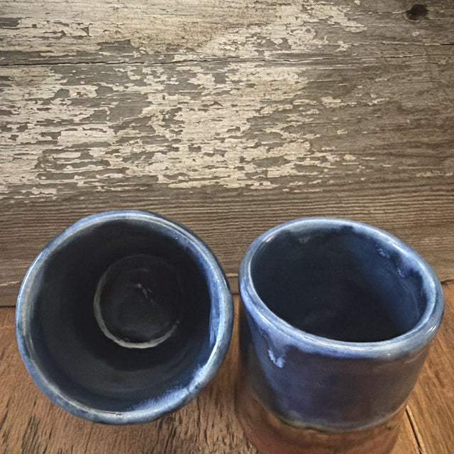 Copper& Blue wine cups