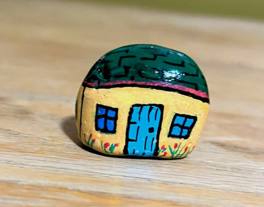 Gnome Home, medium: Yellow and Green