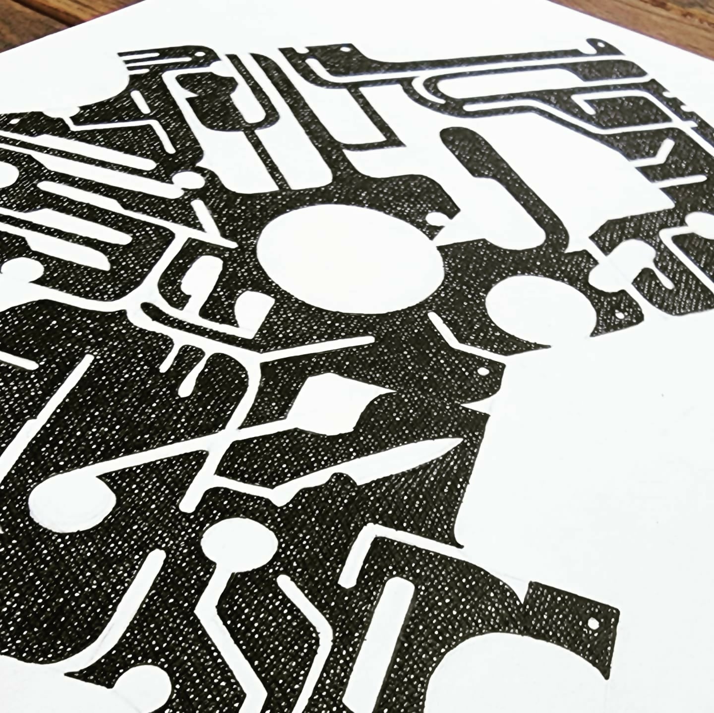 "Reap the Wild Wind" - ink drawing