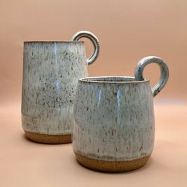 Medium Blue “Earring” Vessel